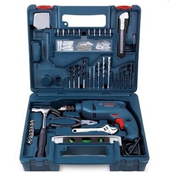 Máy khoan động lực Bosch GSB 10RE SET - Vali 100 món đồ nghề Máy khoan động lực Bosch GSB 10RE SET - Vali 100 món đồ nghề