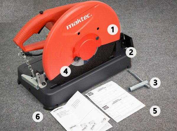 Máy cắt sắt Maktec MT241 2 Máy cắt sắt Maktec MT241