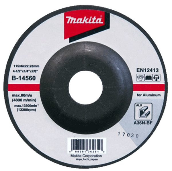 Đá mài kim loại Makita B14560 115x6x22mm Đá mài kim loại Makita B-14560 115x6x22mm