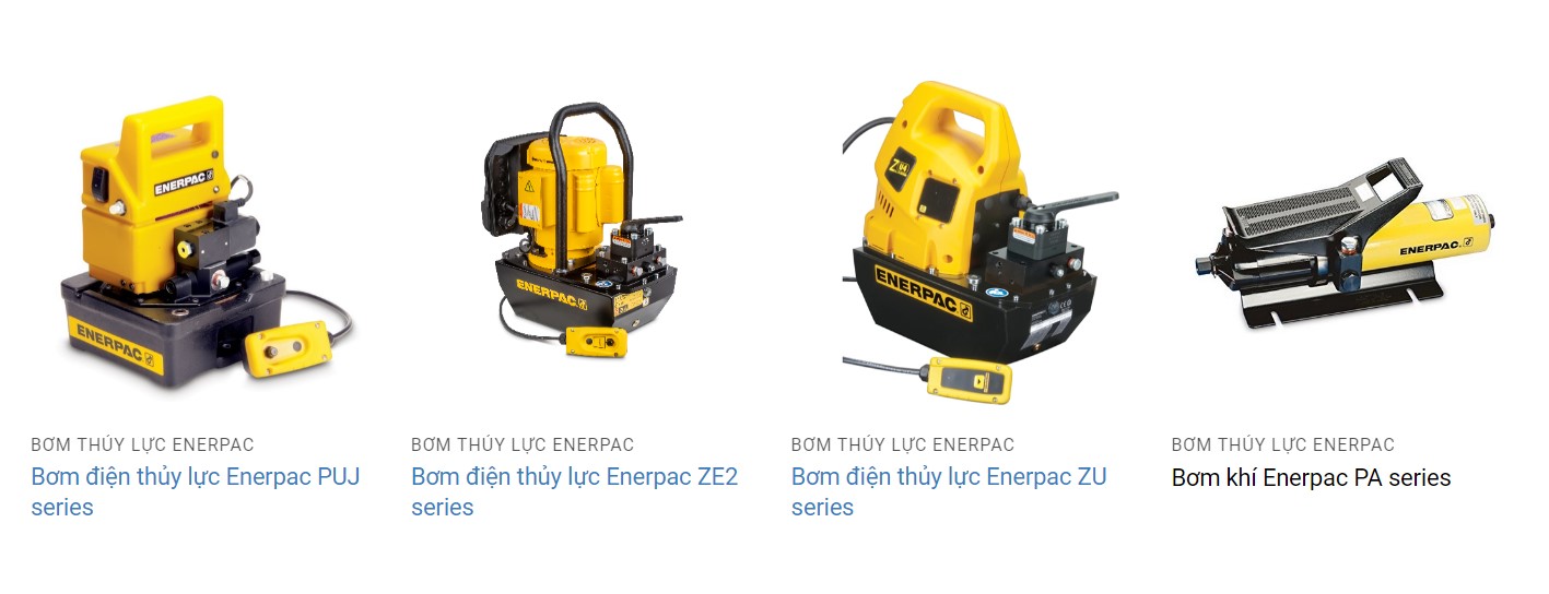 Đại lý phân phối thiết bị thủy lực Enerpac