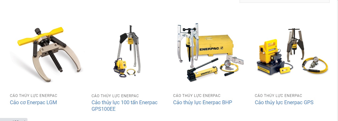 Đại lý phân phối thiết bị thủy lực Enerpac