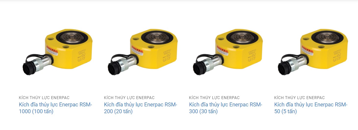 Đại lý phân phối thiết bị thủy lực Enerpac