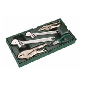 Bộ kìm và mỏ lết 5 chi tiết Sata 09909