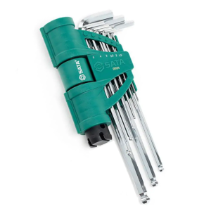 Bộ lục giác đầu bi loại dài Sata 09124