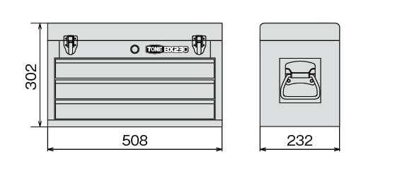 THÙNG ĐỒ NGHỀ TONE BX230