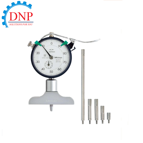 thietbicn.7214 7214 Đồng hồ đo sâu 0-210mm/0.01mm Đế 101.6mm