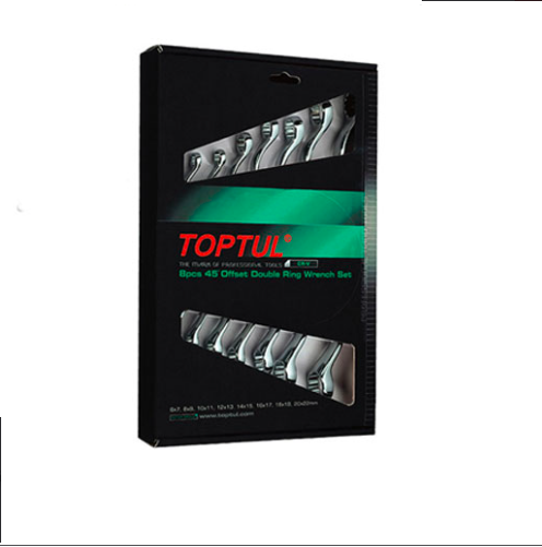 thietbicn.GAAE0817 Bộ cờ lê 2 đầu mở 8 món Toptul GAAE0817