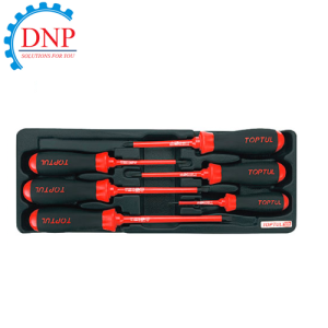 Bộ tua vít cách điện dẹt, bake 6 món Toptul GAAT0603