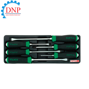 Bộ tua vít dẹt, bake 8 món Toptul GAAT0805