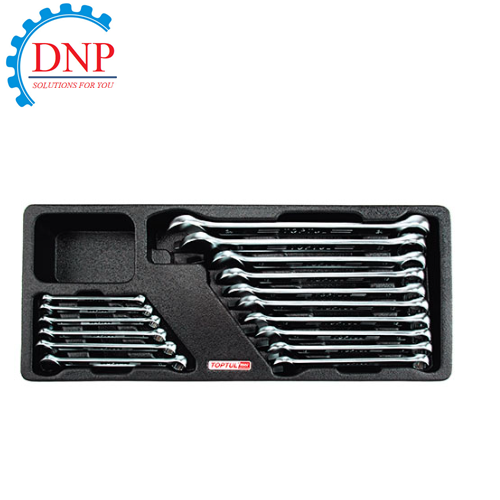 thietbicn.GAAT1602 Bộ cờ lê vòng mở 15 độ 16 món Toptul GAAT1602
