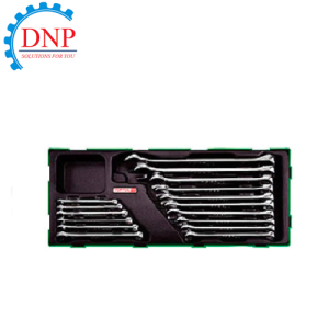 Bộ cờ lê 2 vòng miệng 16 món Toptul GTB16010