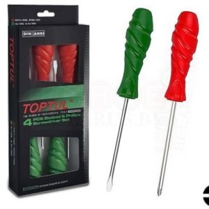 Bộ vít bake và vít dẹt 4 món Toptul GAAE0404