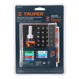 Bộ tuốt nơ vít 37 chi tiết TRUPER Model 17845