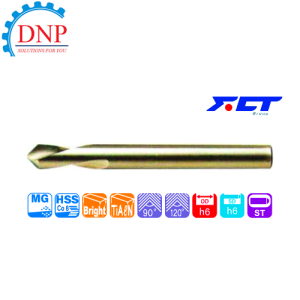 Mũi khoan FCT NC DRILL D6 HSS Co8 Lớp phủ TiN D6 x 20 x 66 HSS Co8 Lớp phủ TiN FCT