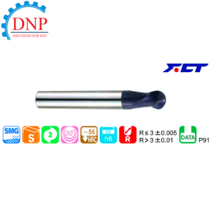 Dao phay ngón FCT GHB-2 R0.15 R0.15 x - x 0.5 x - x 4 x 40 FCT