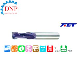 Dao phay ngón FCT GMSE-2 D0.4 D0.4 x 0.8 x 4 x 50 FCT