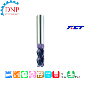 Dao phay ngón FCT GMSE-4 D1.5 D1.5 x 4 x 4 x 50 FCT