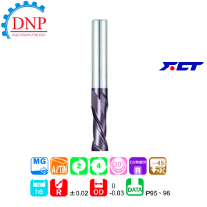 Dao phay ngón FCT GMSR-2 D10 x R1.5 D10 x R1.5 x 25 x 10 x 100 FCT