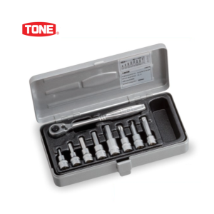 BỘ TUÝP 1/4INCH MŨI LỤC GIÁC TONE H2072 (3-8mm)